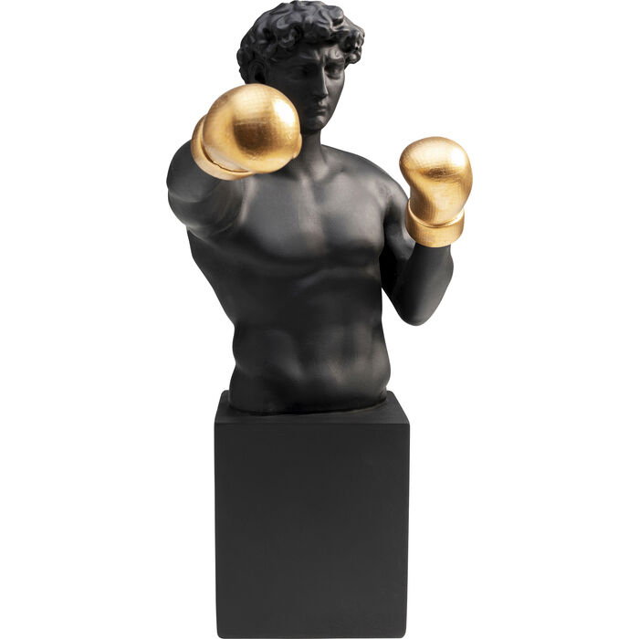 KARE DESIGN Balboa figur - polyresin med gyldne boksehandsker (H:40)