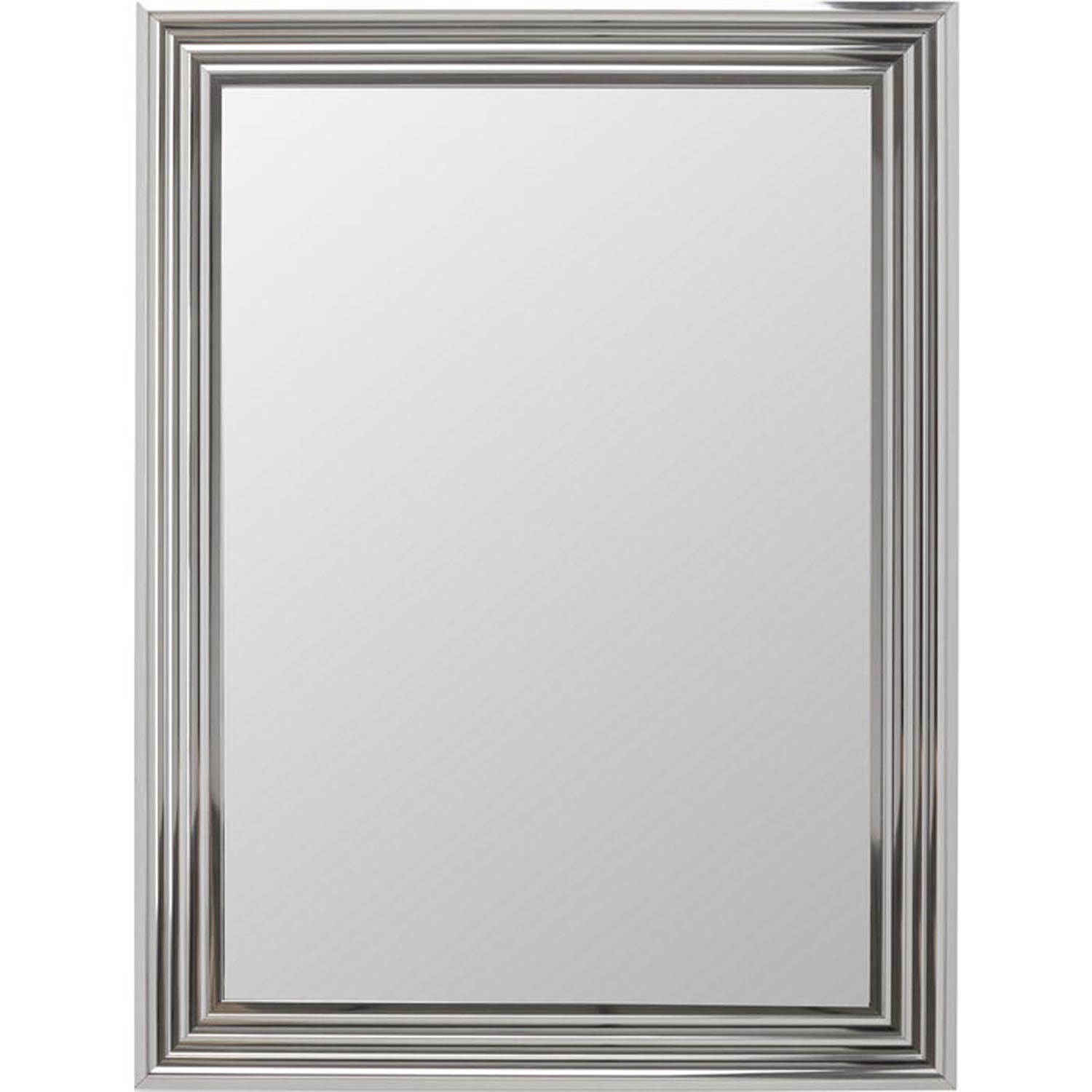 KARE DESIGN Frame Eve Silver vægspejl - spejlglas og sølv polystyren (74x99)