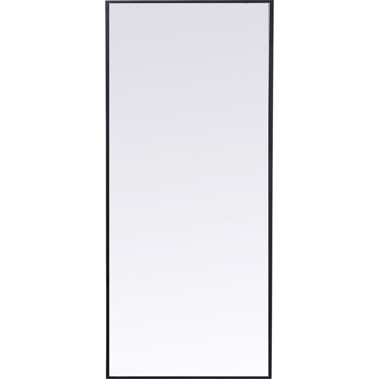 KARE DESIGN Bella MO vægspejl, rektangulær - spejlglas og sort aluminium (60x180)