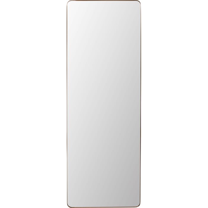 KARE DESIGN Simply vægspejl, rektangulær - spejlglas og messing stål (60x180)