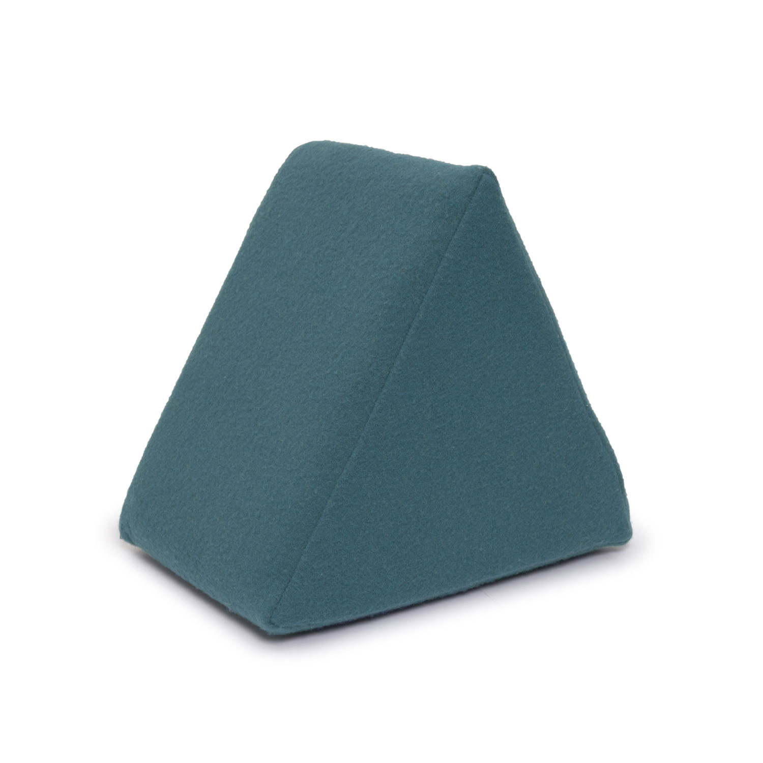Køb LAFORMA Jalila puf, trekantet – blå uld