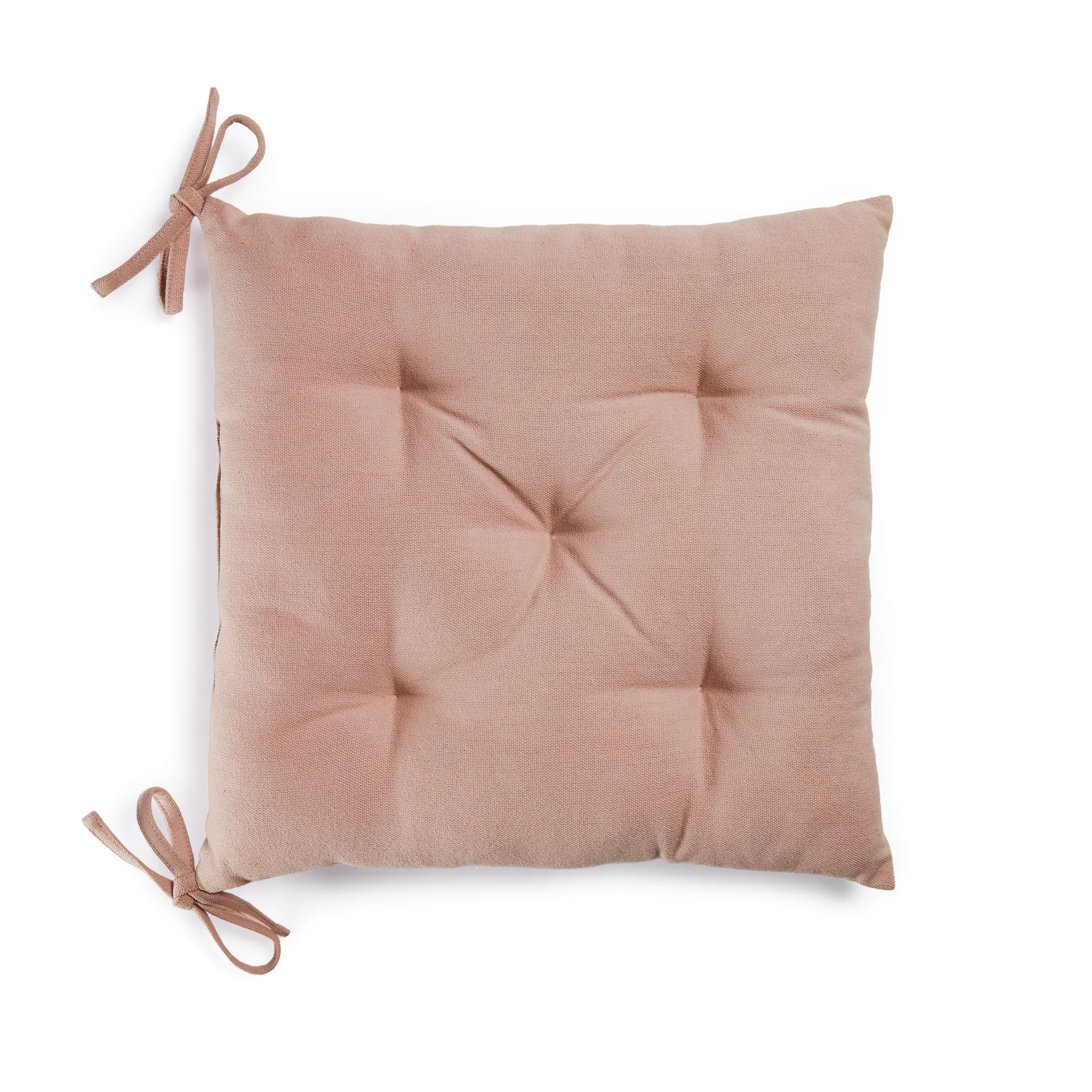 Køb LAFORMA Suyai sædehynde, kvadratisk – lyserød bomuld (45×45)