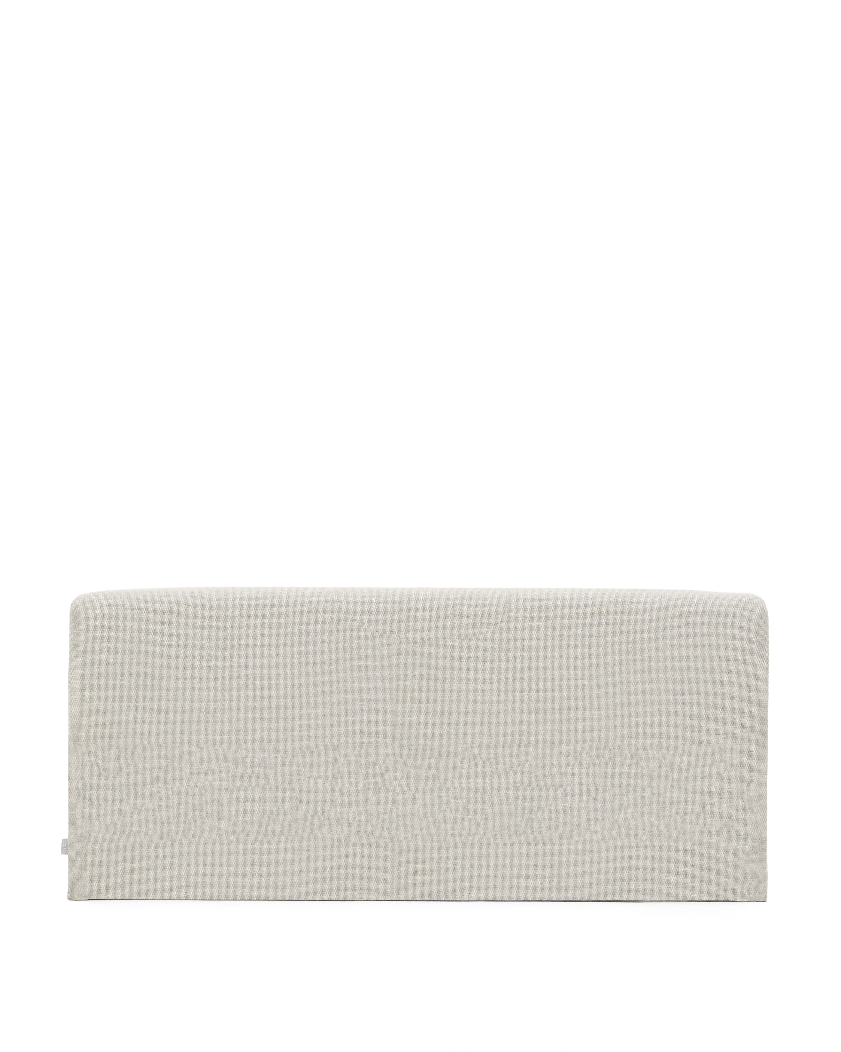 KAVE HOME Valma sengegavl, m. aftageligt betræk - perlemor chenille (til seng 160 x 200 cm)