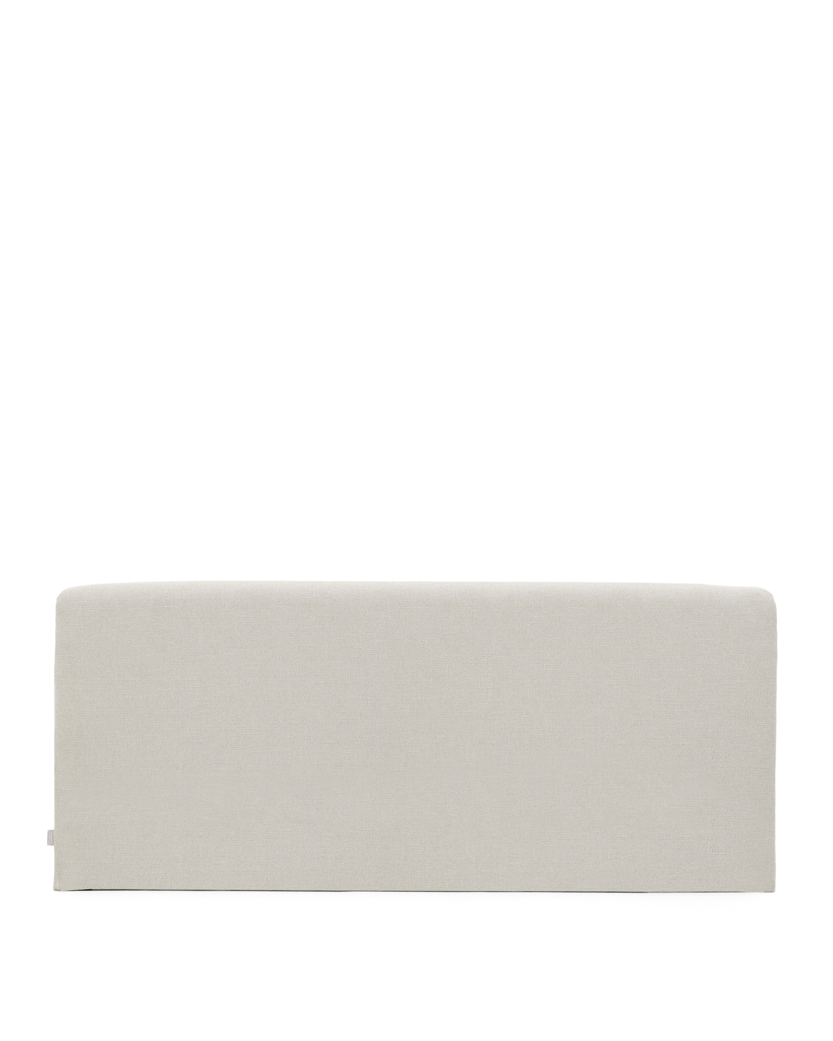 KAVE HOME Valma sengegavl, m. aftageligt betræk - perlemor chenille (til seng 180 x 200 cm)