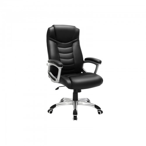 SONGMICS OBG21B - Silla de Oficina, Color Negro