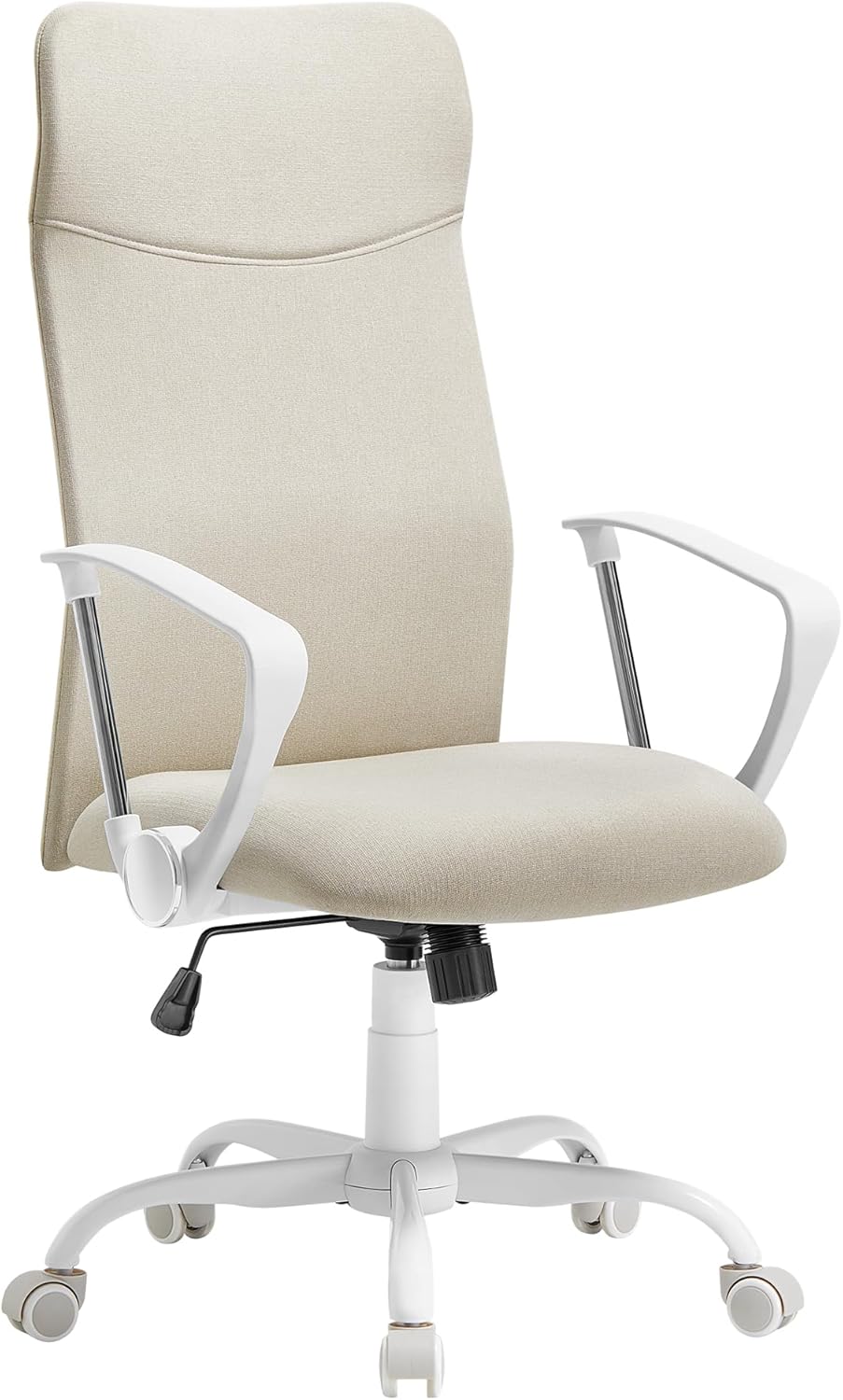 SONGMICS Kontorstol, Ergonomisk Drejestol, Polstret Sæde, Stofbetræk, Justerbar og Vipbar SONGMICS Kontorstol, Ergonomisk Drejestol, Polstret Sæde, Stofbetræk, Justerbar og Vipbar