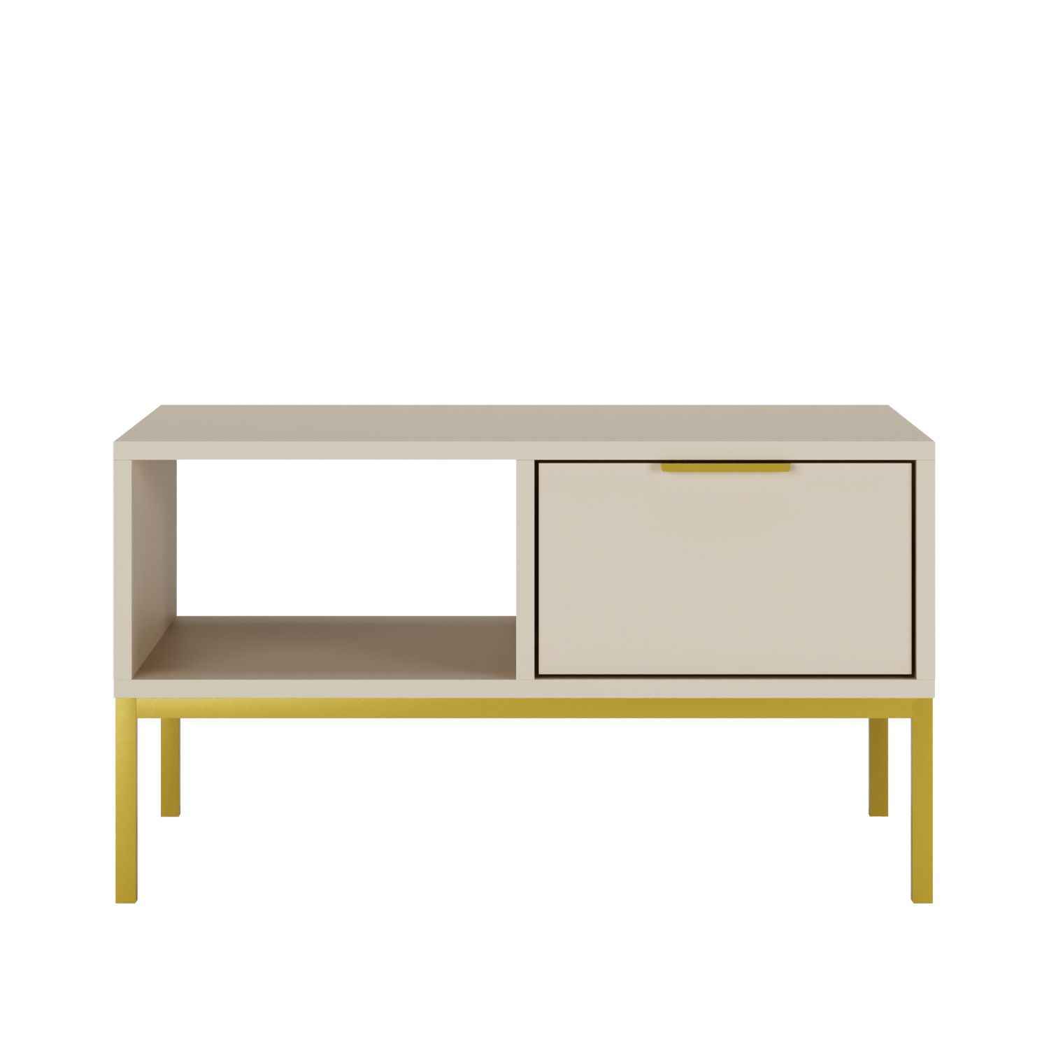 KOCOT Austin sofabord 80 Austin cashmere & guld