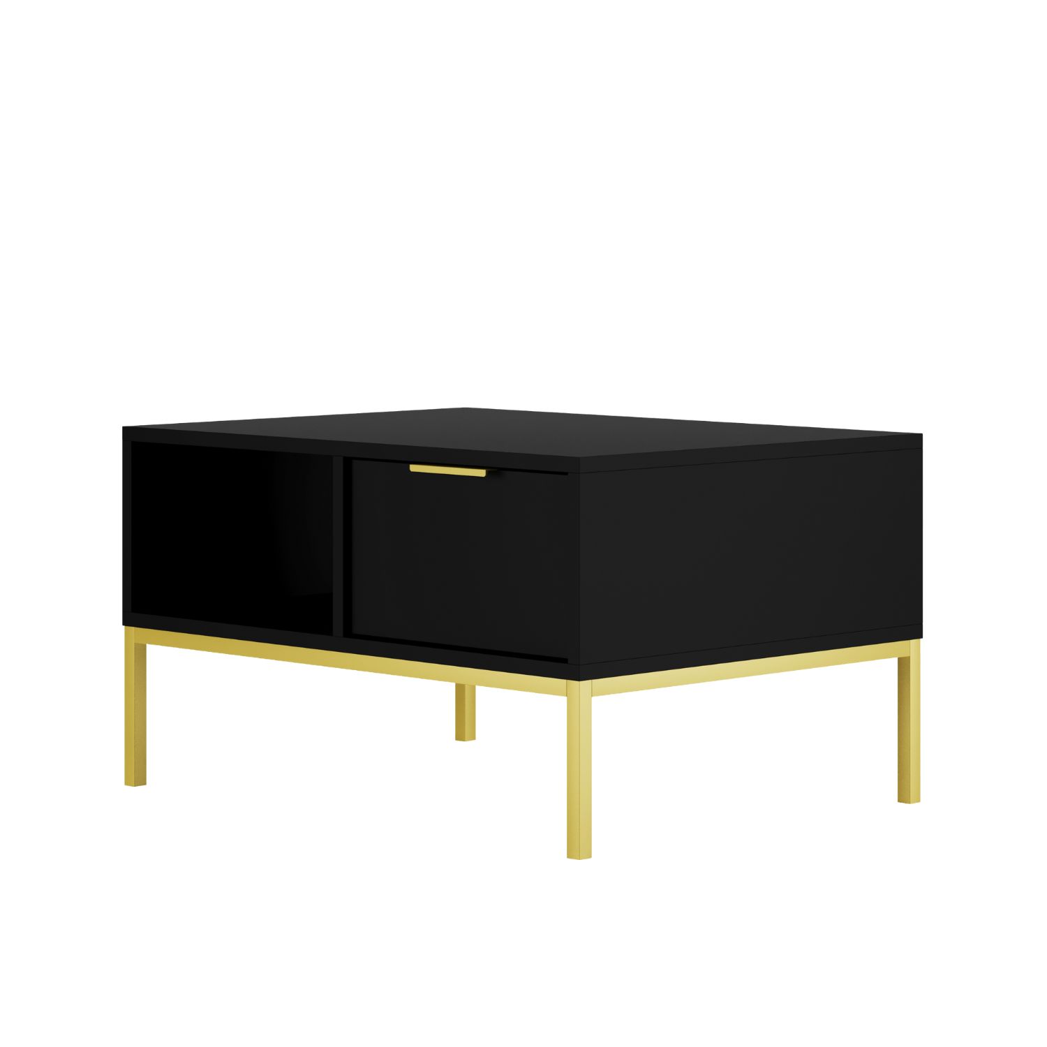 KOCOT Austin sofabord 100 Austin sort & guld