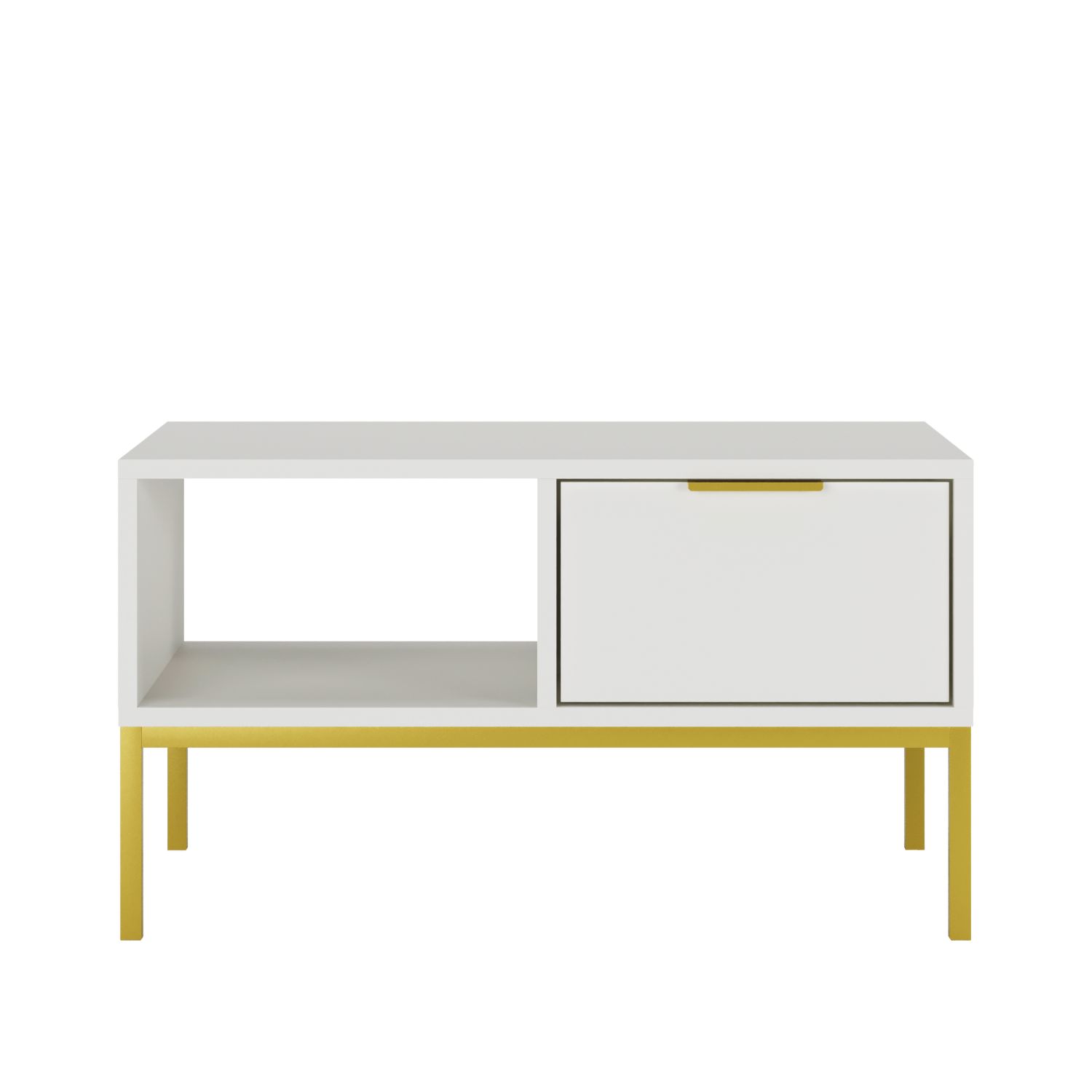 KOCOT Austin sofabord 80 hvid & guld