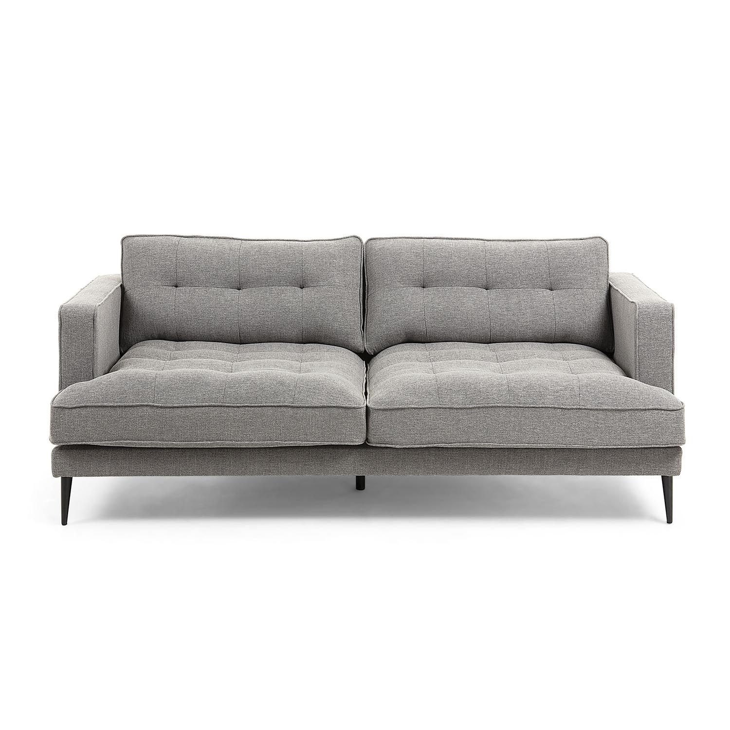 LAFORMA Vinny 3 pers. sofa - grå stof og sort stål