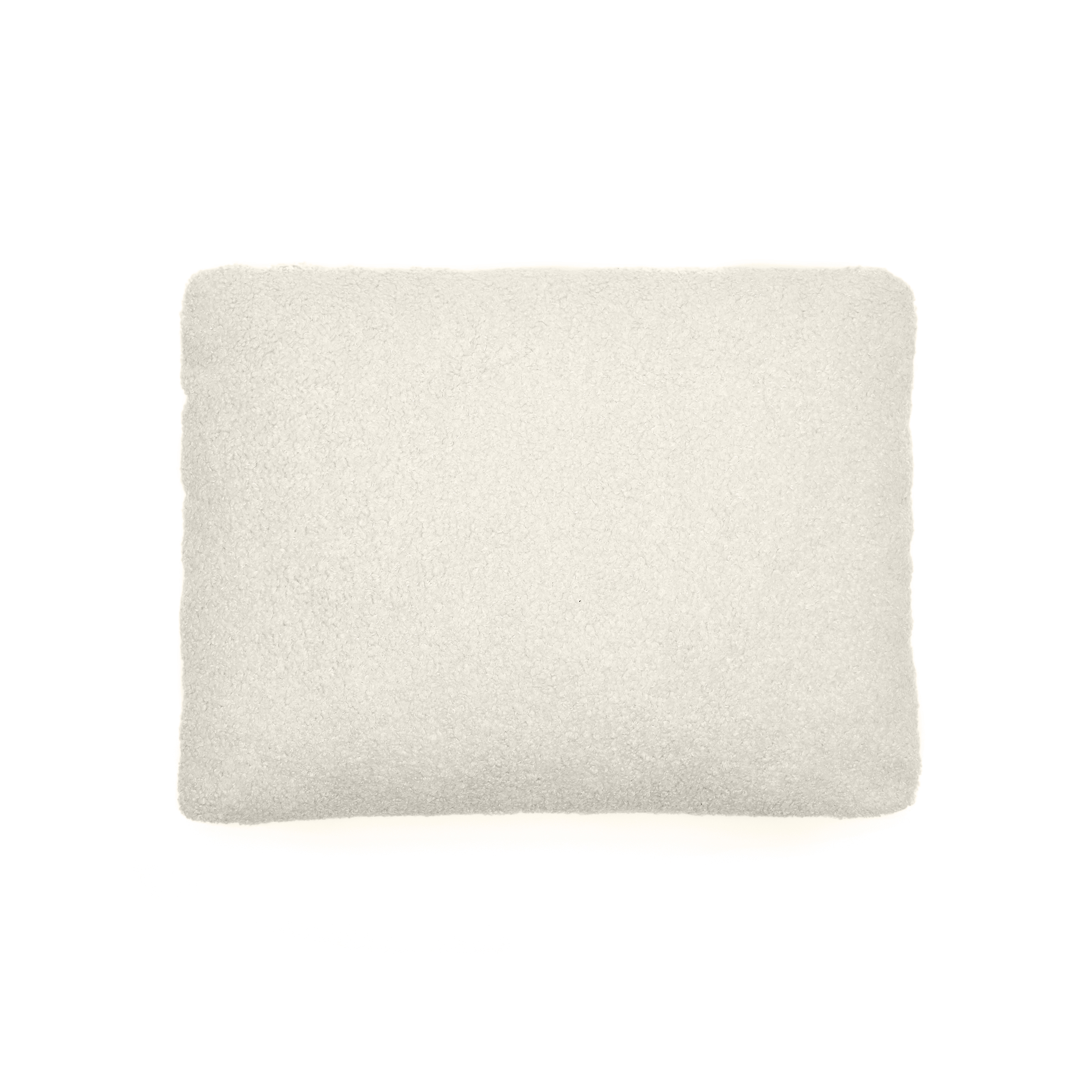 KAVE HOME Martina pyntepude, rektangulær - ecru bouclé stof (47x36)