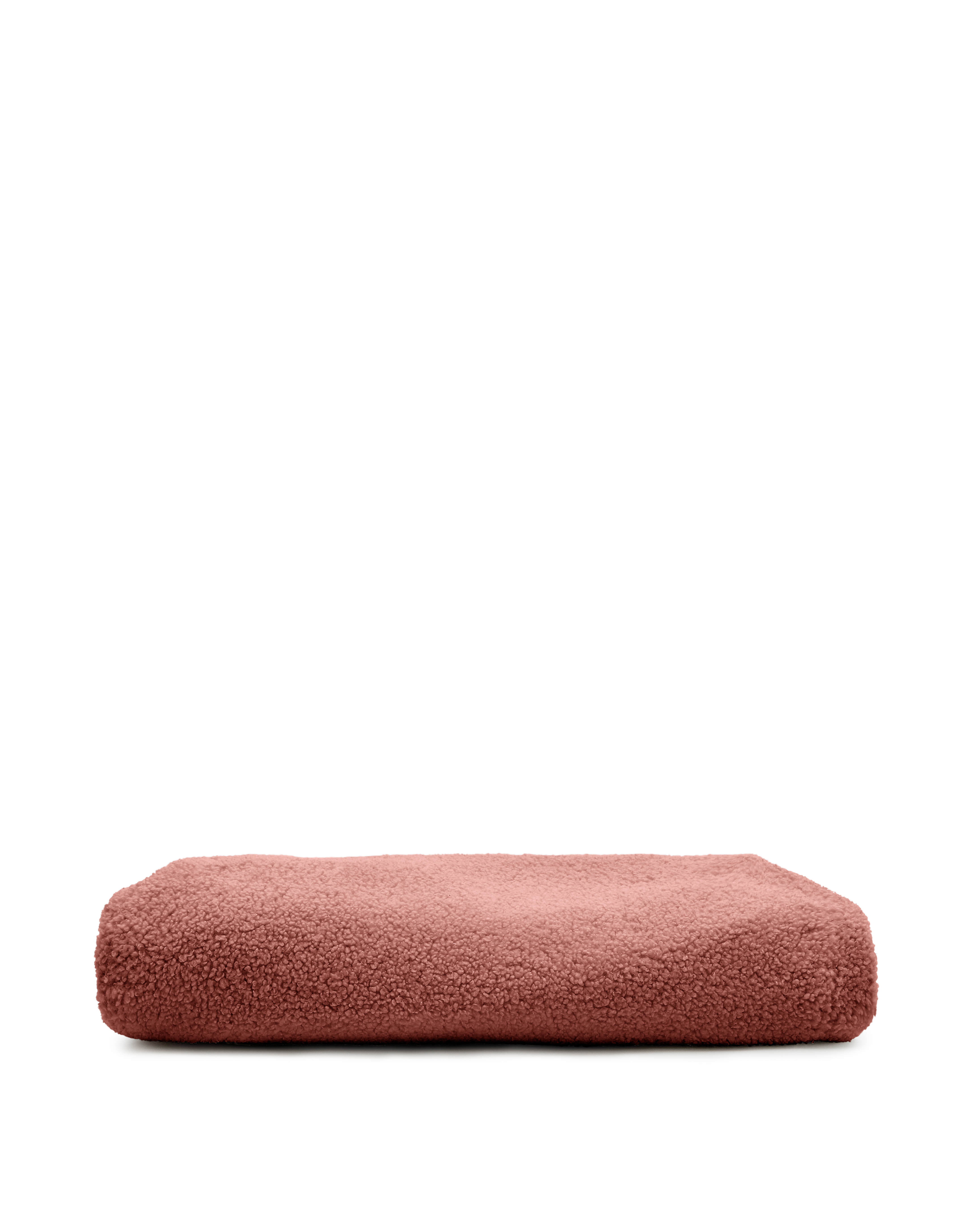 KAVE HOME Kaeli fodstøttebetræk i terracotta bouclé ÉÂ 60 cm