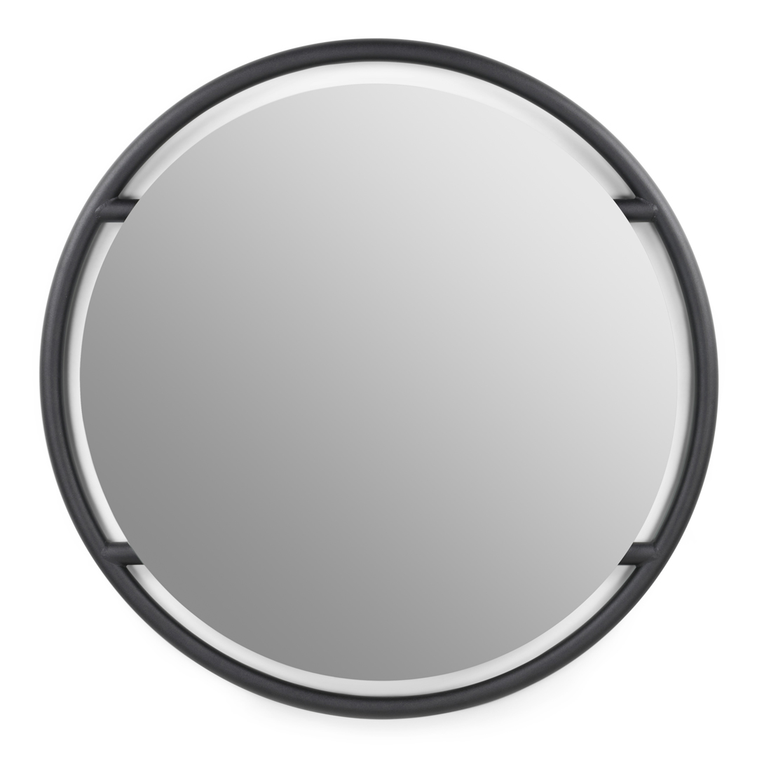 TORNA DESIGN Sfera M vægspejl, rund - spejlglas og sort stål (Ø89) thumbnail