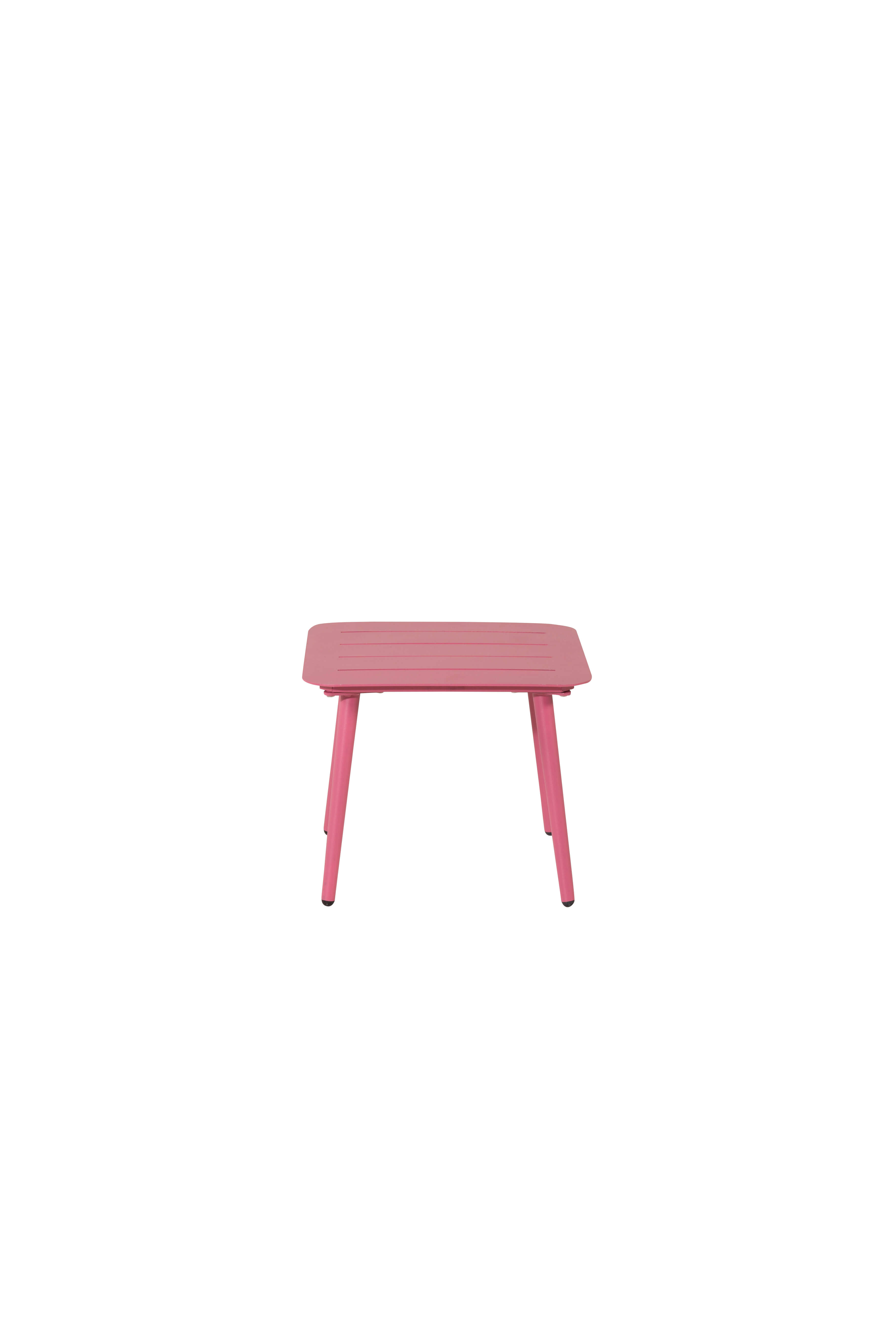 VENTURE DESIGN Lina havebord - pink stål (40x40)