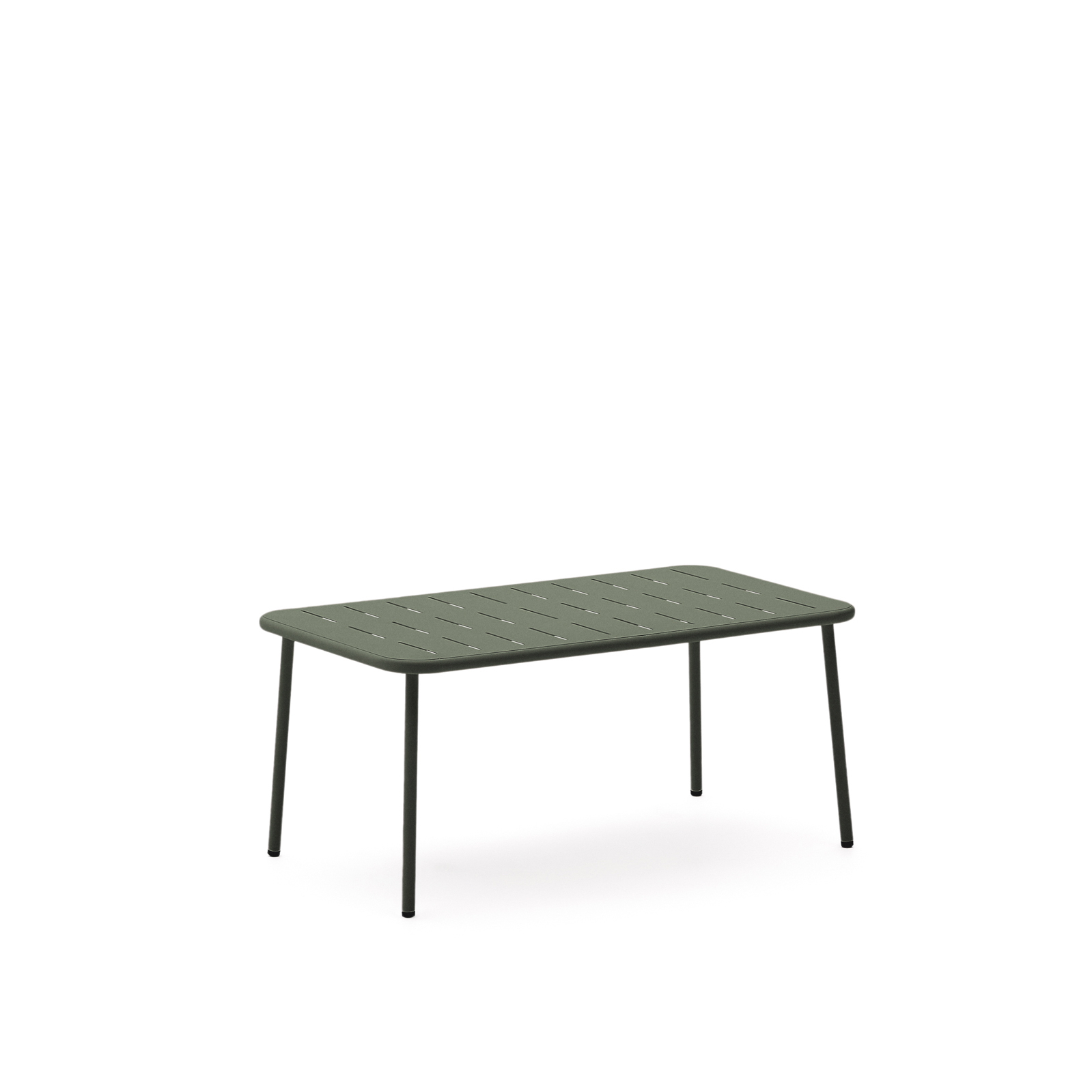 KAVE HOME Zivia utesoffbord i gröngalvaniserat stål 90 x 50cm