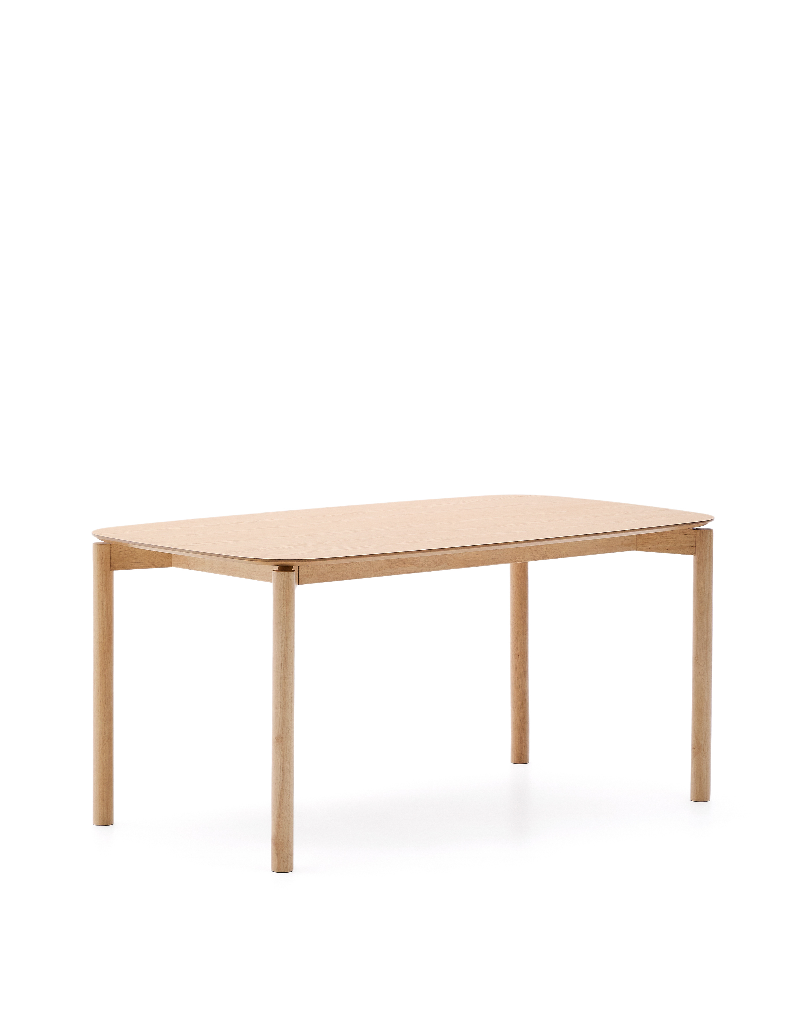KAVE HOME Indara spisebord, rektangulær – natur askefiner (140×90)