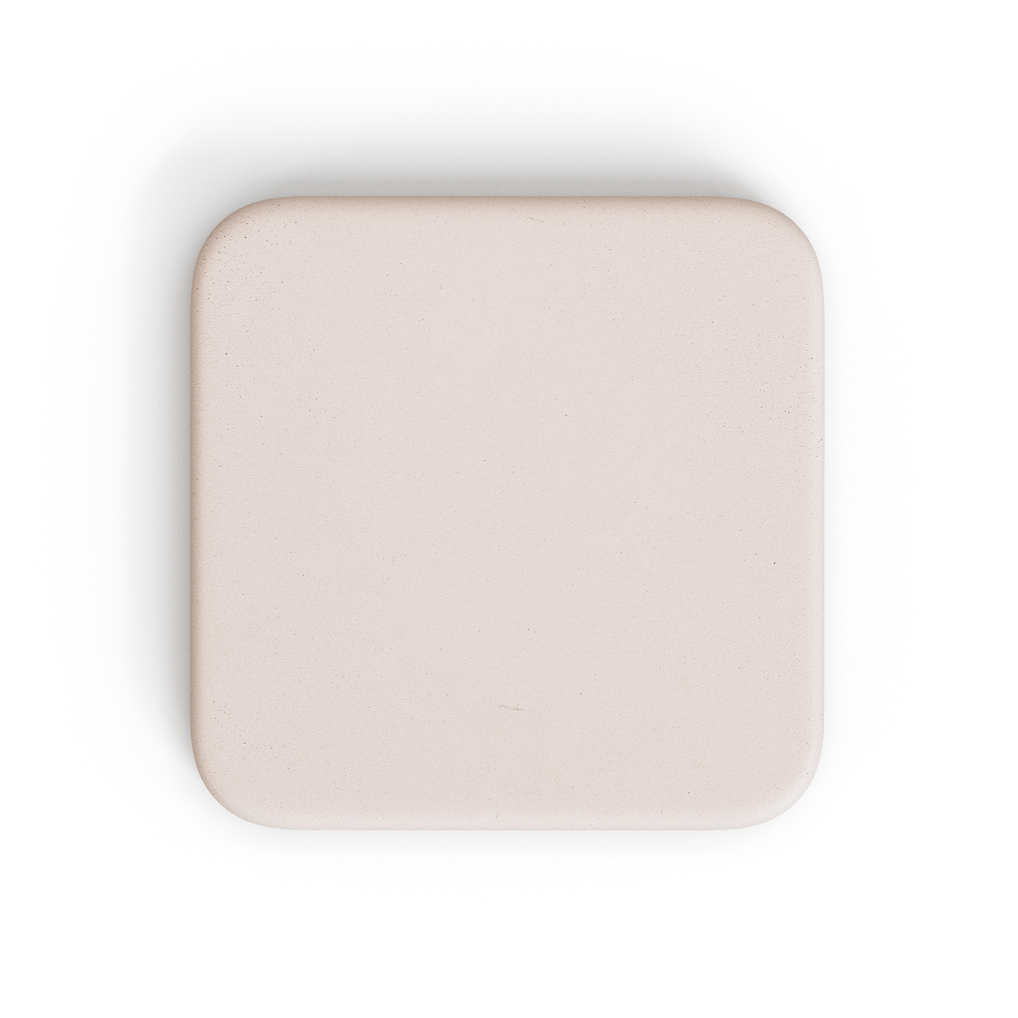 KAVE HOME Esilda udendørsbord med hvid cementplade 70x70cm og grøn stålbund ÉÂ42x45cm