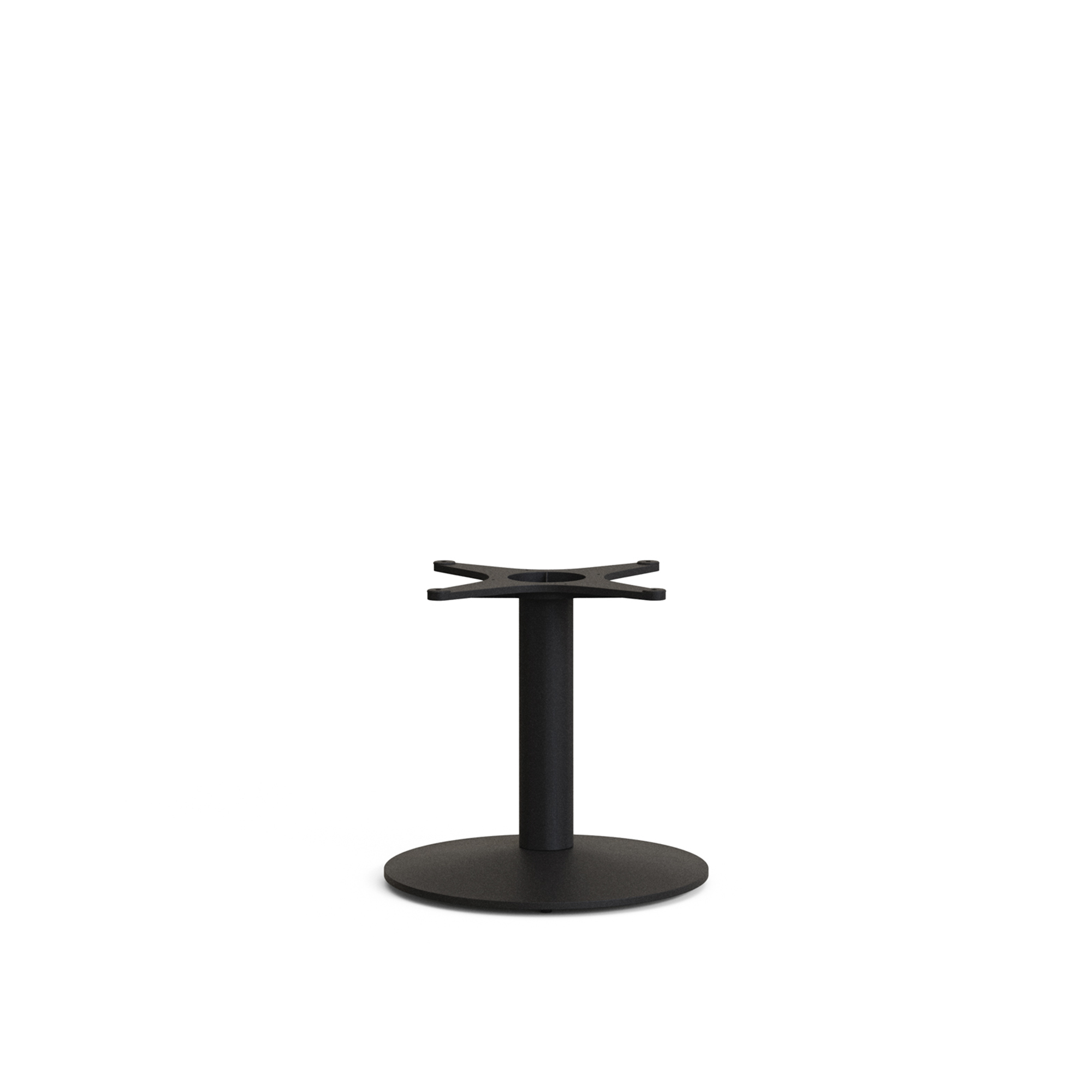 KAVE HOME Esilda udendørs rundt bord med terrazzoplade É70cm og grøn stålfod É42x45cm