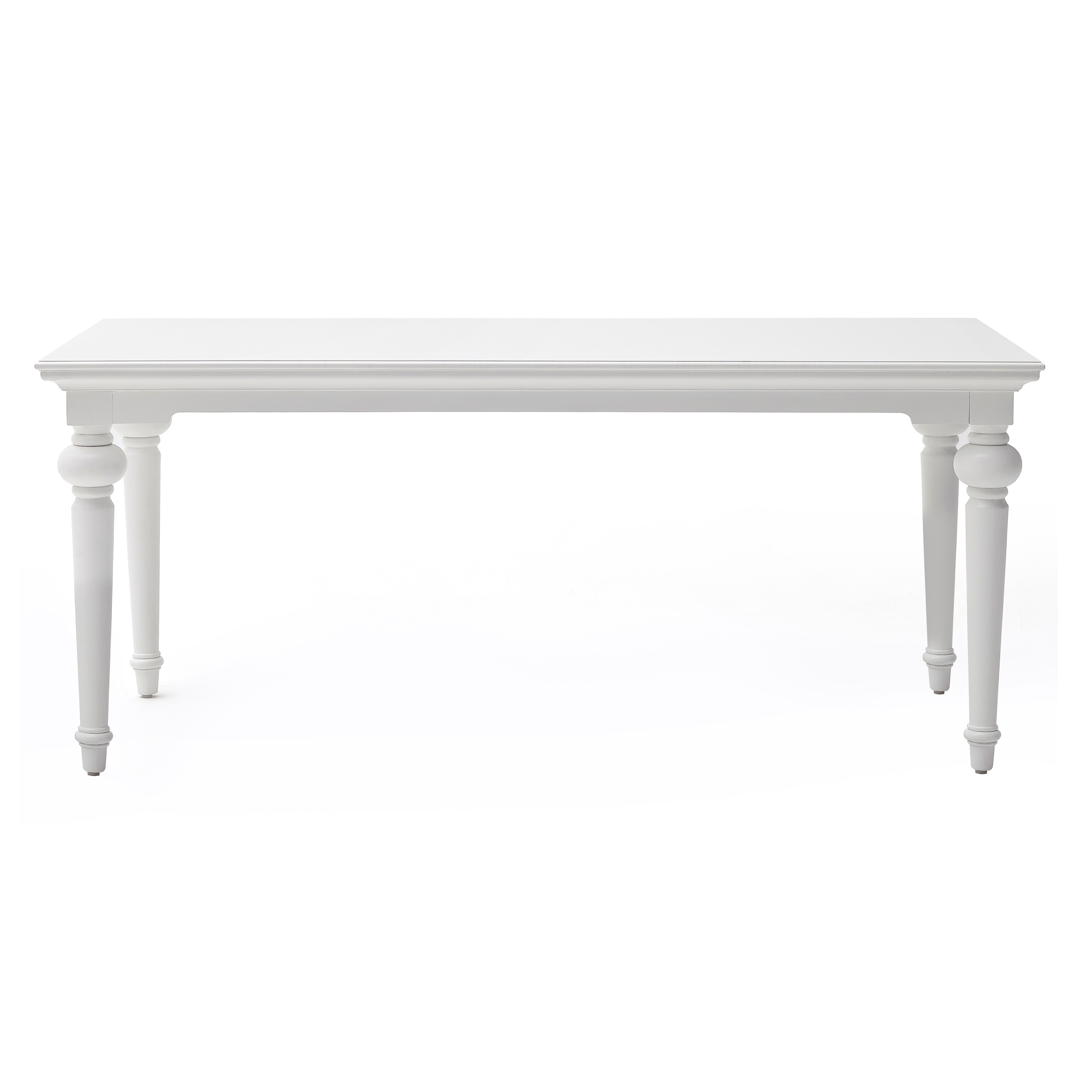 NOVASOLO Provence spisebord - hvid mahogni, 180x90