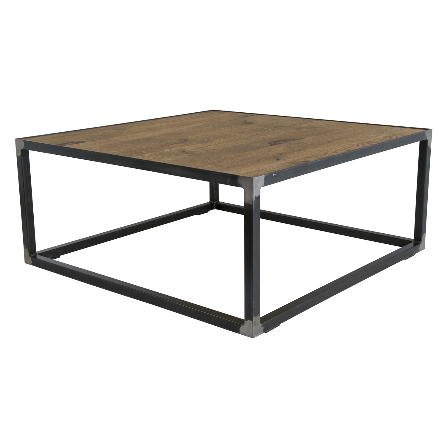 SPINDER DESIGN kvadratisk John Blacksmith sidebord - stål (80x80) thumbnail