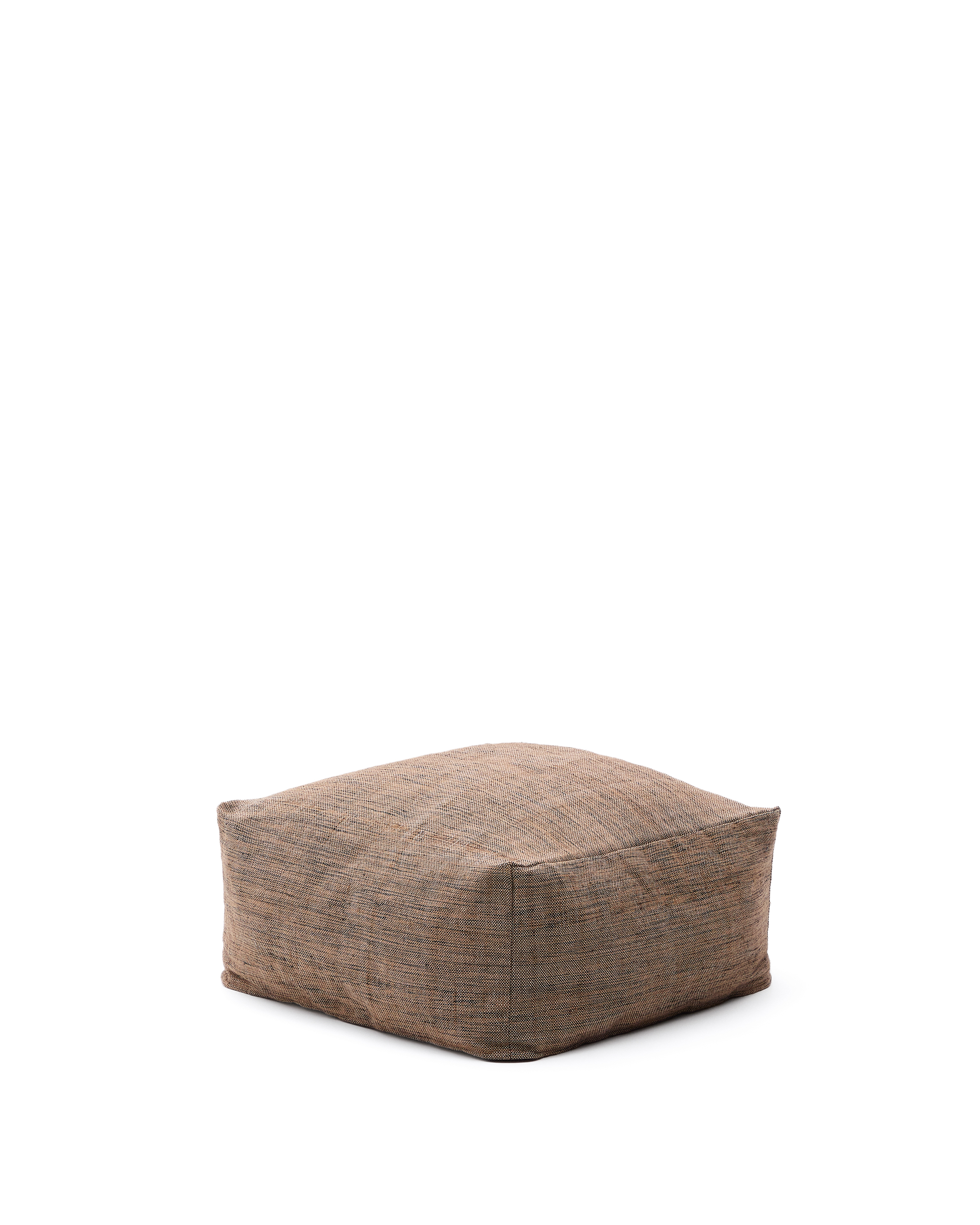 KAVE HOME Puf Vedell 100% PET orange 60 x 60 x 30 cm