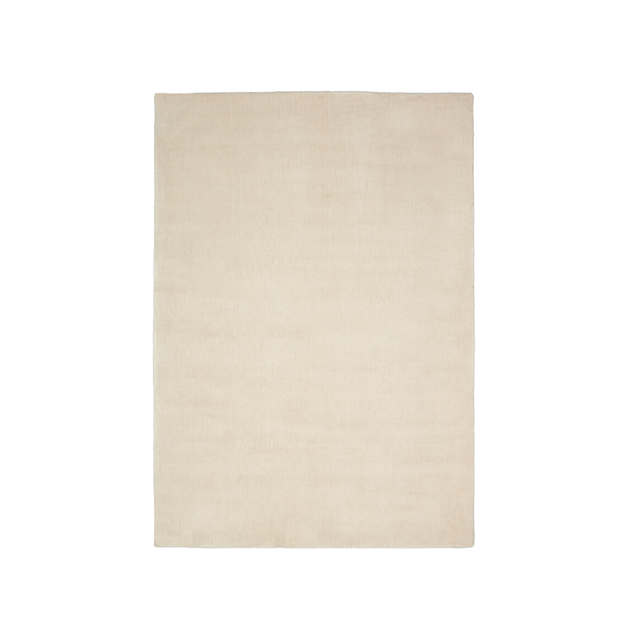 KAVE HOME Empuries  gulvtæppe, rektangulær – hvid polyester (160×230)
