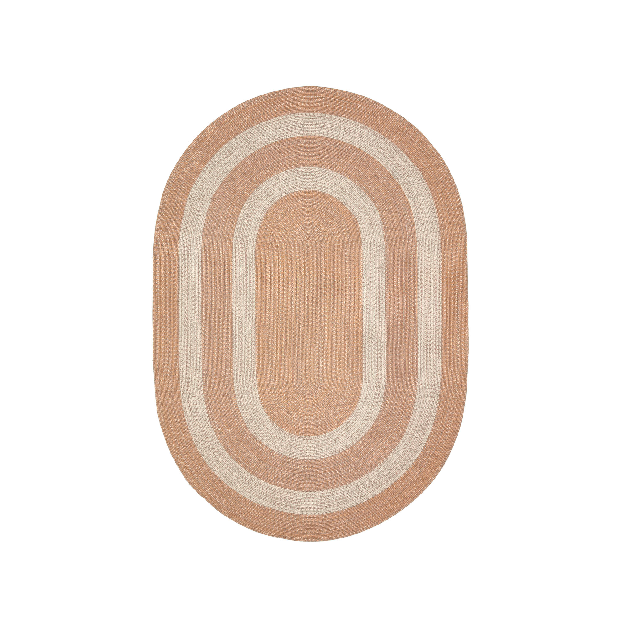 LAFORMA Leeith gulvtæppe, oval - orange 100% PET (160x230)