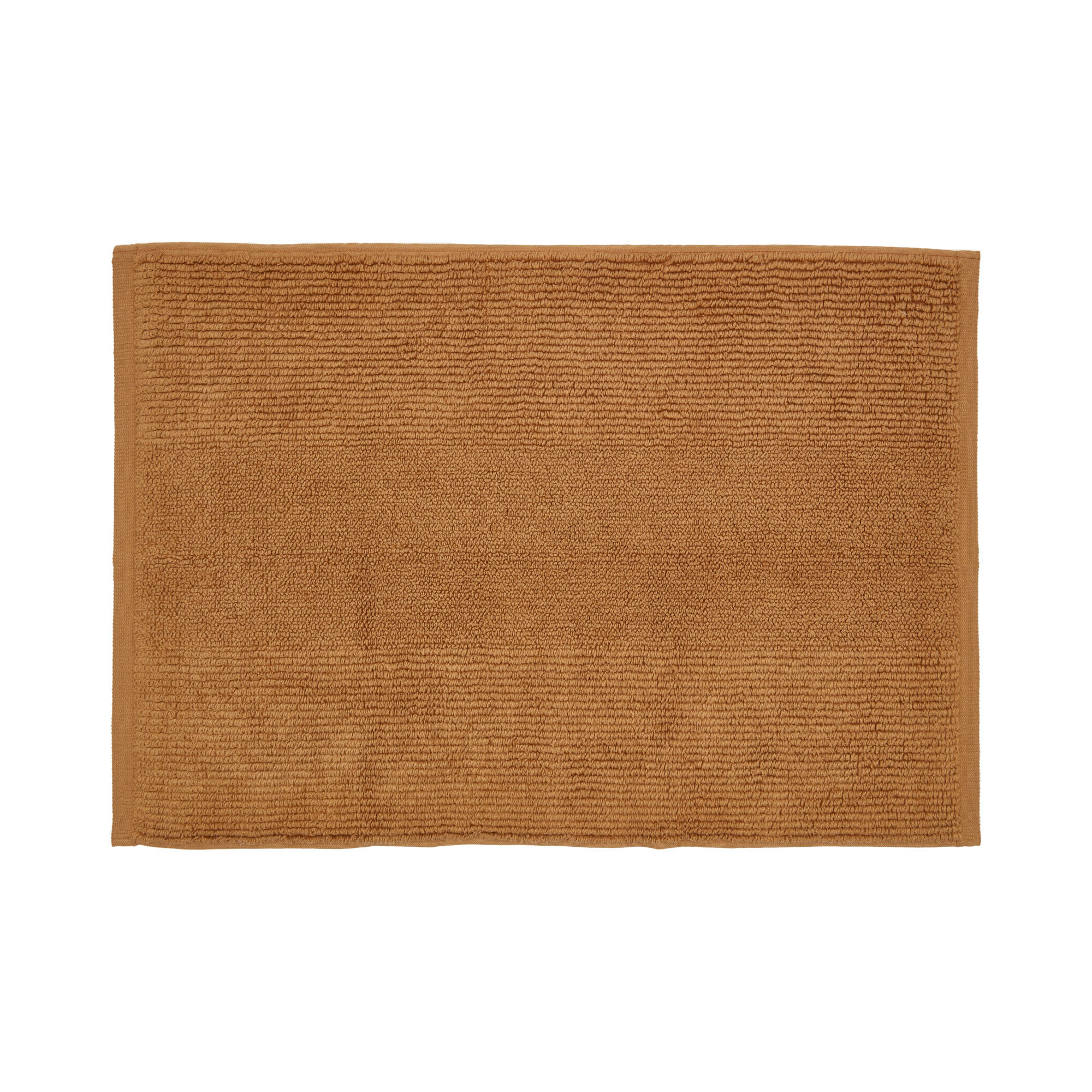 Køb LAFORMA Yeni bademåtte, rektangulær – brun bomuld (50×70)