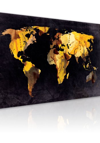 ARTGEIST Hvis verden var en �rken... - Verdenskort med �rkentema - Flere st�rrelser