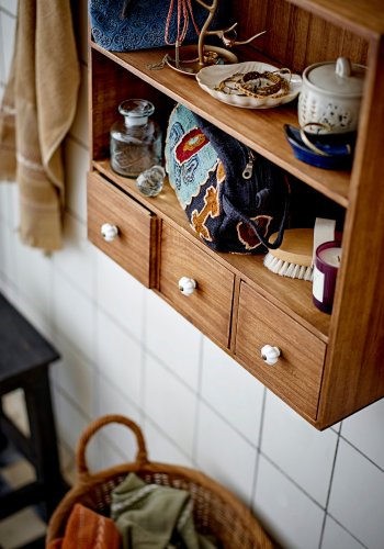 BLOOMINGVILLE Halla Flaske m/lokk, klar, glass