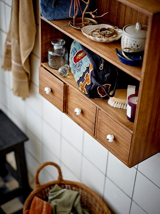 BLOOMINGVILLE Halla Flaske m/lokk, klar, glass