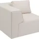 KARE DESIGN Infinity Corner Elements Cream Right modul - creme polyester og polypropylen