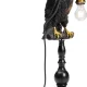 KARE DESIGN Animal Sitting Crow bordlampe - sort polyresin og guld aluminium (H:61cm)