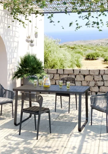 KARE DESIGN Santos havebord, rektangulr - aluminium (143x83)