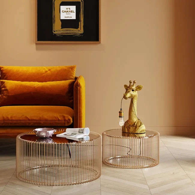 KARE DESIGN Animal Giraffe bordlampe - guld polyresin