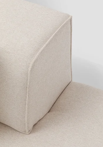 KARE DESIGN Infinity Ottomane Elements Cream Left modul - creme polyester og polypropylen