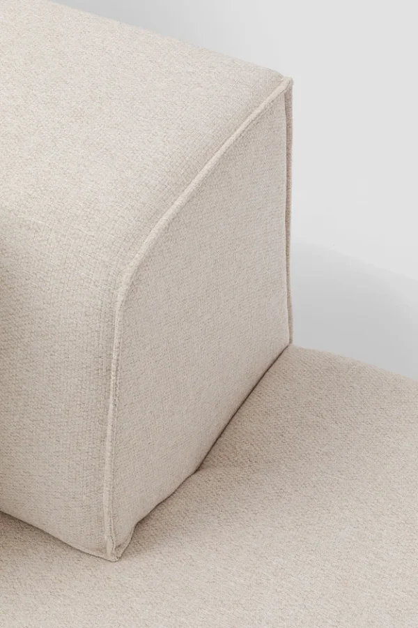 KARE DESIGN Infinity Ottomane Elements Cream Left modul - creme polyester og polypropylen
