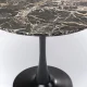 KARE DESIGN Schickeria spisebord, rund - sort marmorlook laminat og sort stl (80)