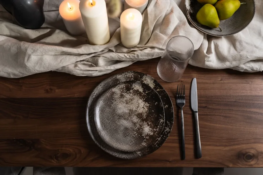 KARE DESIGN Savanne desserttallerken, kologisk - brun/gr matt keramikk (20)