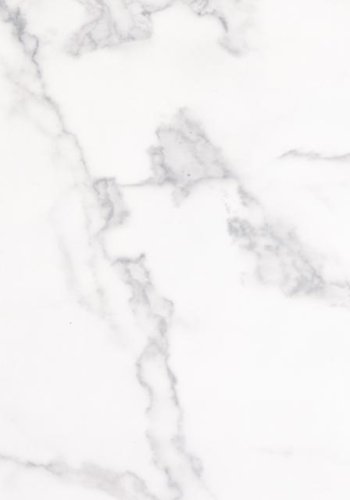 ACT NORDIC Barossa Couchtisch, quadratisch – weißes Papier, Carrara-Marmoroptik und schwarzer Stahl (40x40)