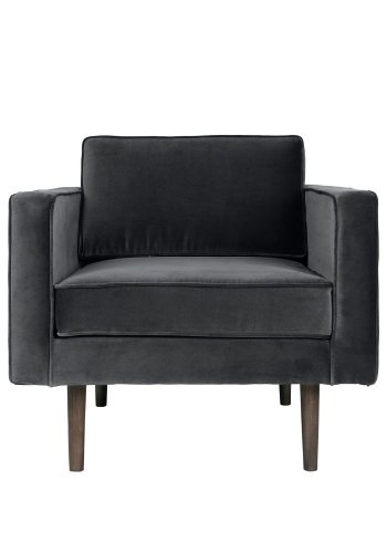 BROSTE COPENHAGEN Windsessel – Polyestervelours, m. Armlehnen