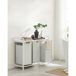 Vasketjskurv, m. 3 udtrkkelige og aftagelige