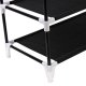 SONGMICS RXJ10H skostativ, m. 10 rum, st�vt�t - sort stof og st�l