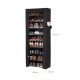 SONGMICS RXJ10H skostativ, m. 10 rum, st�vt�t - sort stof og st�l