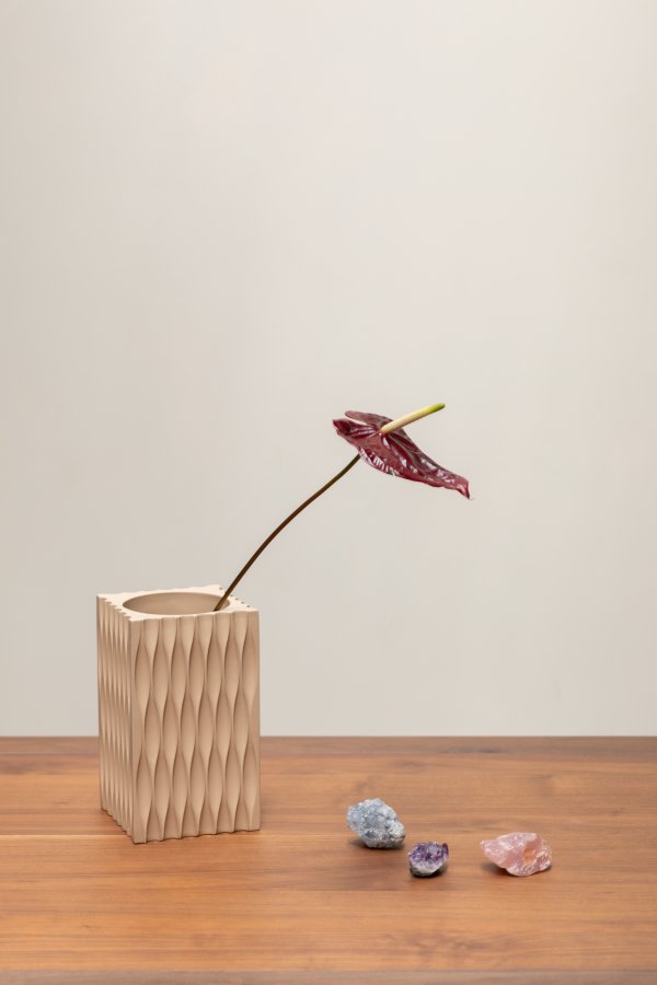 ZUIVER Vase Riley Beige