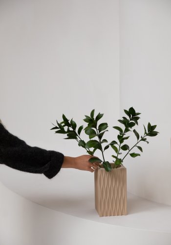 ZUIVER Vase Riley Beige