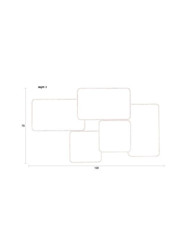 Dutchbone-speil Cordelia