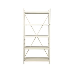 DUTCHBONE reol, m. 5 hylder, Hj - beige jern