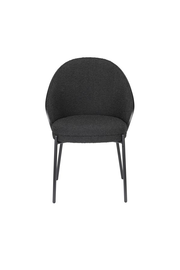 DUTCHBONE Stol Rodin Boucl Sort