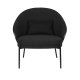 DUTCHBONE Lounge Chair Rodin Boucl Sort